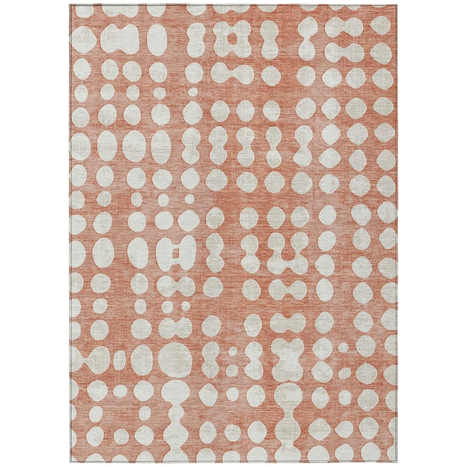 Addison Rugs Chantille ACN869 Salmon 3' x 5' Indoor/Outdoor, Machine Washable... - Image 1 of 4