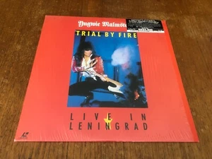 YNGWIE MALMSTEEN Trial By Fire - Live in Leningrad LASER DISC+OBI JAPAN 1990 - Picture 1 of 9