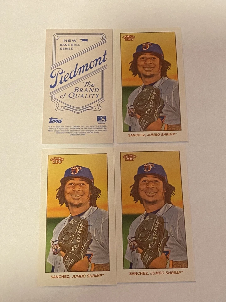 2020 Topps 206 T206 Online Exclusive Piedmont Back Sixto Sanchez Jumbo Shrimp 39 - Image 1 of 1