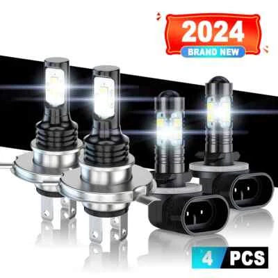 Combo de faros LED altos bajos + faros antiniebla 6000K para Kia Soul 2010-2011 Foto 1 de 4