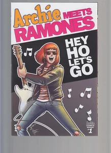 ARCHIE MEETS RAMONES #1 (2016 NYCC Gisele Lagace variante exclusiva - 1/1000) casi nuevo - Imagen 1 de 2