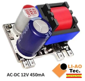 Modulo Alimentatore Step Down Commutazione AC-DC 12V 450mA Basso Ripple 220V AC - Foto 1 di 5