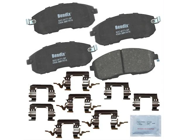 Juego de pastillas de freno delanteras Bendix 83JZ14R para Nissan Juke 2011-2017 Foto 1 de 1