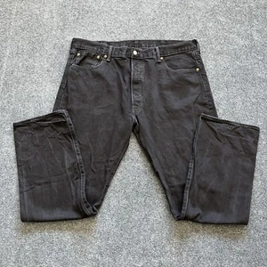 Levi Strauss Levi's 501 Straight Button Fly schwarze Herrenjeans Größe W 40 L 32 - Bild 1 von 10