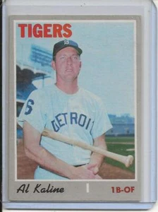 1970 Topps Baseballkarte Al Kaline H/O/F O/F Detroit Tigers Near Mint # 640 - Bild 1 von 2