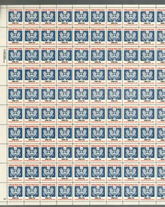 O130 $0.17 OFFICAL MAIL (FULL MINT SHEET #5 ) MNH - Picture 1 of 1