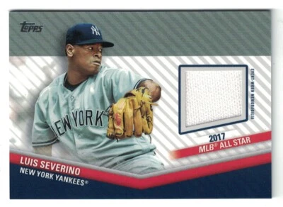 2020 Topps Update #ASSC-LS, All Star Stitches Relic, Luis Severino, NY Yankees  - Image 1 of 2