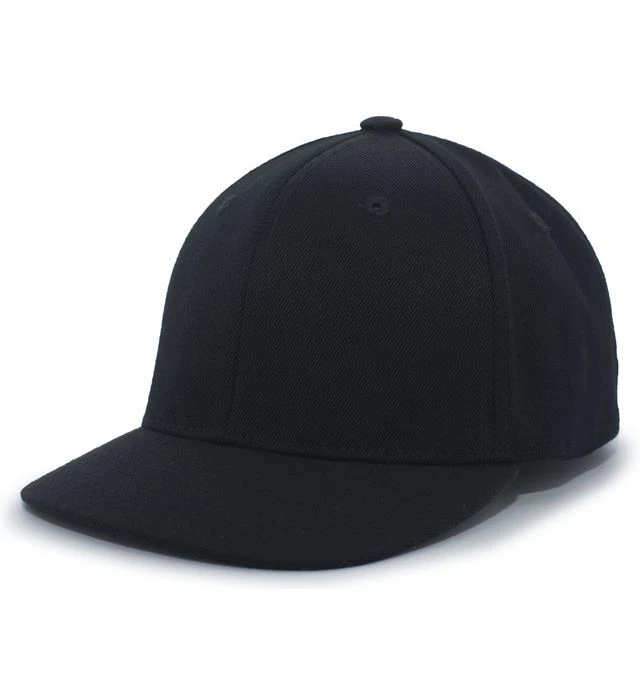Pacific Headwear 855U Unisex Wool Combo Umpire Mid-Profile Curved Flexfit Cap Foto 1 de 1