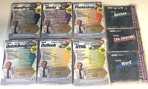 Lot of 9 Video Professor Learning PC CD-Rom Software Sets Brand New Sealed - Picture 1 of 11