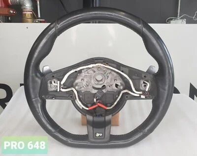 2015-2020 Jaguar F Type R Steering Wheel Flat Bottom EX53 OEM GX53-3F563-AFC8PVJ - Изображение 1 из 4