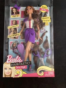 2011 Barbie Hair Tastic Cut & Style 100+ styles Fashionista NIB Rare - Picture 1 of 7