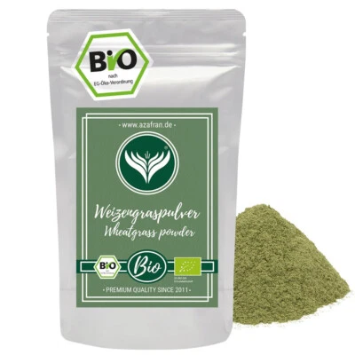 BIO Weizengraspulver , gemahlen getrocknet 500g - Bild 1 von 4