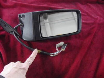  Espejo retrovisor eléctrico exterior NOS LH Jaguar XJ40 XJ6 XJ12 cromado trasero lado del conductor EE. UU. Foto 1 de 4