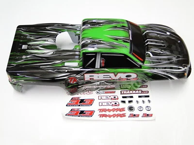 NEW TRAXXAS REVO 3.3 Body ProGraphix Green RR6G - Image 1 of 2