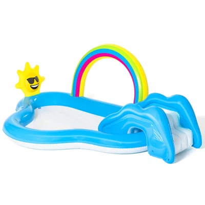 Bestway Rainbow Shine Paddling Pool and Play Centre - Image 1 of 3