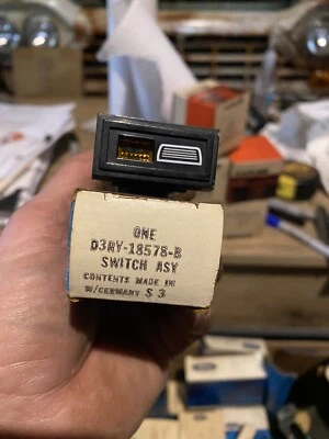 NOS 原始设备制造商 1973 水星 Capri 加热器除霜开关 D3RY-18578-B — 第 1/4 张图片