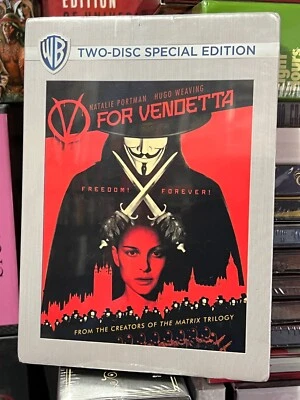 V For Vendetta (DVD) James McTeigue, 2 Disc Special Edition! SLIP COVER BOX NEW! - Image 1 of 4