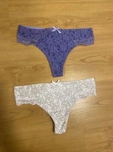 Damen Unterhosen 2 Set Strings Marken Unterwäsche Gr.36/38, Prestige Garment - Bild 1 von 9