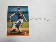 1993 Topps Stadium Club Russ Springer Signed Baseball Card