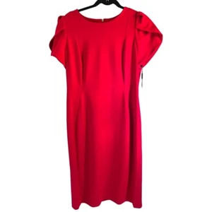 Calvin Klein Women's Pinkish Red Dress Sz 12 Look Stunning & Feel Fabulous! - Picture 1 of 6