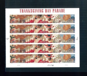 United States 44¢ Thanksgiving Day Parade Postage Stamp #4417-20 MNH Sheet - Picture 1 of 1