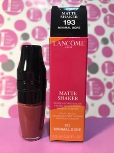 Lancome Matte Shaker Liquid Lipstick - #193 MINIMAL OCRE - 0.20 Oz - NEW IN BOX - Picture 1 of 5