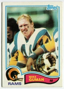 1982 Topps #376 Mike Guman Los Angeles Rams - Imagen 1 de 2