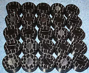 25 Vacuum Tube Pin Protectors for 9-Pin Tubes 6BQ5 12AT7 12AU7 12AX7 7189 Others - Picture 1 of 2