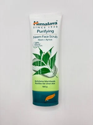 Exfoliante purificador de neem del Himalaya elimina las impurezas de la suciedad del aceite, 100 gm VENDEDOR DE EE. UU. Foto 1 de 4