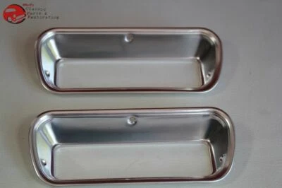 62-66 Chevy GMC Pickup Truck Front Park Parking Bezels Lenses and Gasket Set - Image 1 of 3