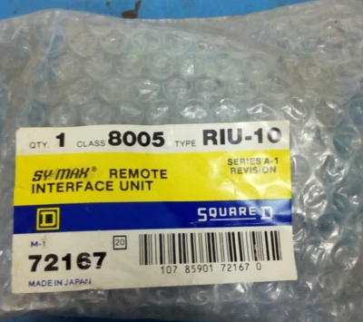 Unidad de interfaz remota excedente Square D 8005 RIU-10 Foto 1 de 2