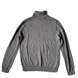 Maglione girocollo Calvin Klein CK donna tg XS grigio 100% lana merino italiana - Foto 1 di 12