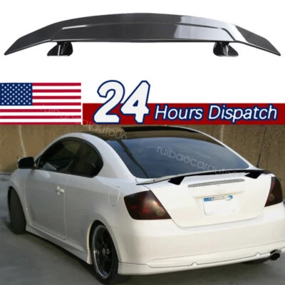 CarbonFiber Style Rear Trunk Spoiler Lip Wing Adhesive GT For 2005-2010 Scion tC - Image 1 of 4