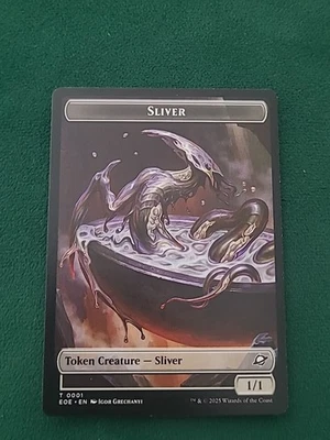 Mtg. Sliver / Robot Double-Sided Token. Edge Of Eternities. Nm - Image 1 of 4