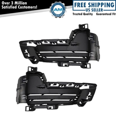 Juego de inserciones de parachoques delantero para BMW X5 2014-2018 Foto 1 de 4