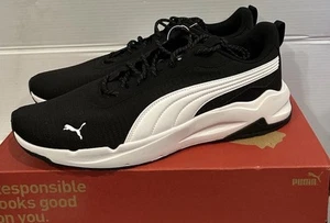 ¡¡NUEVO!! Zapatillas Puma Zip C para hombre - negras/blancas - talla 10 de EE. UU. - Imagen 1 de 10