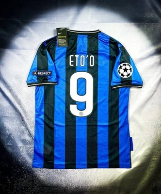 Camiseta Retro #9 Eto'o Inter Camiseta Vintage Liga de Campeones Temporada 10/11 Talla: M Foto 1 de 4