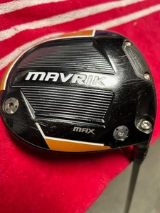 Callaway Mavrik Max Driver 10.5 loft head only with matching headcover Men's RH - Picture 1 of 10