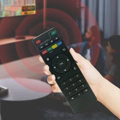 Naviguez facilement avec la télécommande ABS noire pour Android TV Box - Photo 1/4