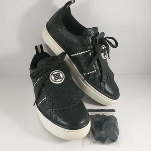 G/Fore Gfore G4 Fore Kiltie Disruptor Golf Shoe Sneaker Ladies 7 Onyx Black EUC - Picture 1 of 11