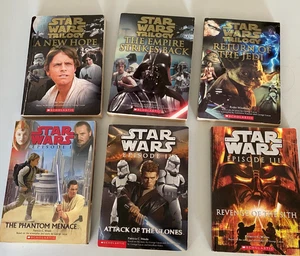 Star Wars I-VI Complete Box Set Episodes 1-6 Paperback Books Scholastic - Picture 1 of 15