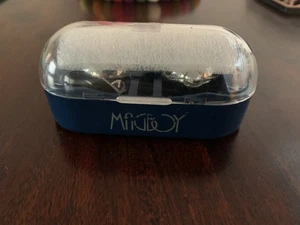 Nikken Magboy Magnettherapie Magnetroller blau / silber Magnetkugeln USA - Bild 1 von 3