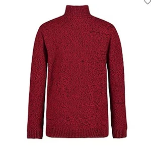 NEW Izod Boys 1/2 Zip Neckline Red Long Sleeve Sweater Size M - Picture 1 of 2