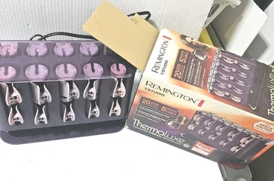 Hot Roller Set Remington Pro Hair Setter, H9100,20 piezas con clips, púrpura  Foto 1 de 4