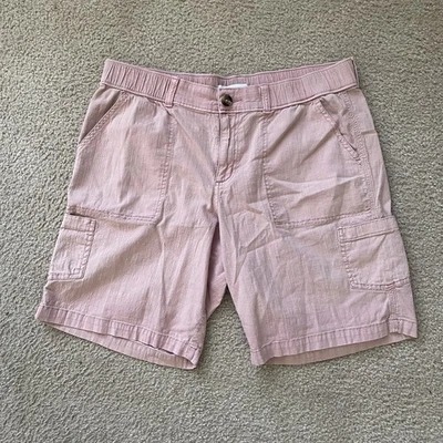 Pantalones Cortos de Carga Sonoma Para Mujer Talla 14 Rosa Polvoriento Mezcla Algodón Spandex Exterior  Foto 1 de 4