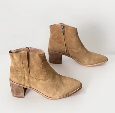 NUEVAS $210 Madewell Gamuza Lonnie Pull-Loop Botas en Trufa (Bronceado) Talla 10 (F8674) Foto 1 de 4