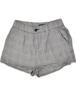 VOLCOM Womens Chino Shorts Large W32  Grey Check Cotton TY01 - Image 1 of 3
