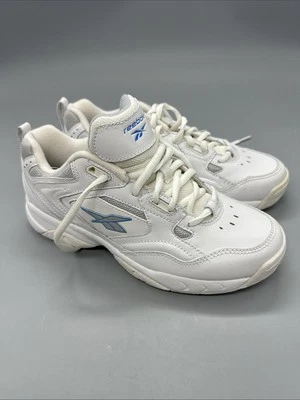 Reebok Walk Steady Mujer’s Talla 7 Blanco/Azul Nuevo Foto 1 de 4