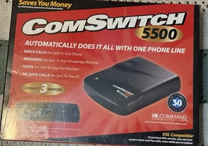ComSwitch 5500 Phone Fax Modem 3-Port Call Switch Command Communications - Picture 1 of 4