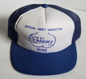 Official Hiney Inspector. Hiney Wine. Vintage 1983. Snapback Mesh Hat. - Picture 1 of 6